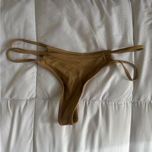 Tan Strappy Bikini Bottom